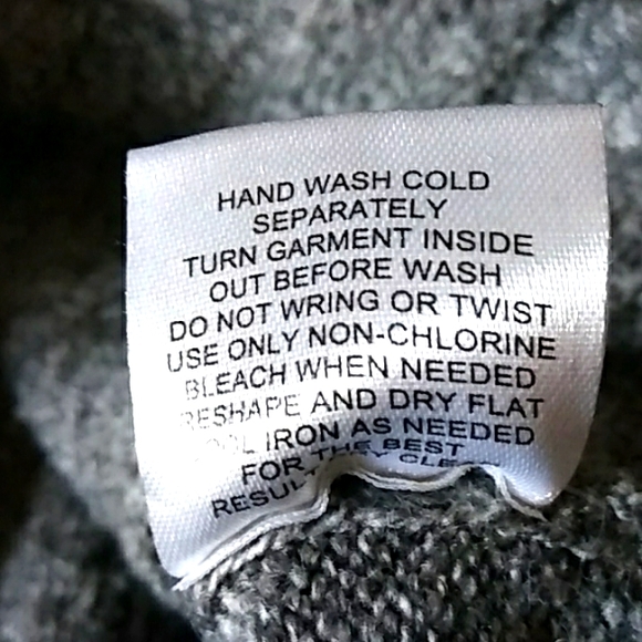 Pink Rose Crew Neck Pullover Grey Wide Ribbed SZ M Juniors Lace Up Back - Picture 8 of 8